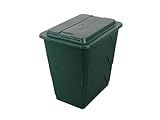TrendLine Regentonne eckig Deckel Hahn 240L grün Regenwassertonne Wassertank