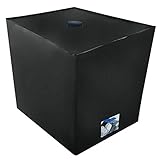 NSXIN IBC Tank Abdeckung Wassertank 1000L Abdeckplane Anti-UV Schutzhülle 420D Schutzabdeckung für Regentonne Container, wasserdichte Schutzplane, 116 x 100 x 120 cm