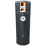 4rain Azura 2in1 Bepflanzbare Regentonne 340 Liter Graphite Grey inkl. Pflanzschale