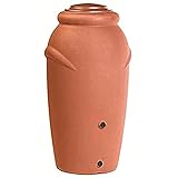 Regentonne 210L Aquacan Baby Kunststoff Regentonne in Terrakotta Farbe 59,6 (L) x 56 (B) x 118,3 (H) cm