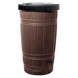 WOODCAN 265L Regenwassertank, Abmessungen (mm) 648x648x1128, Farbe Braun